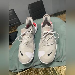 Nike Men's Beige and Orange Athletic Shoes